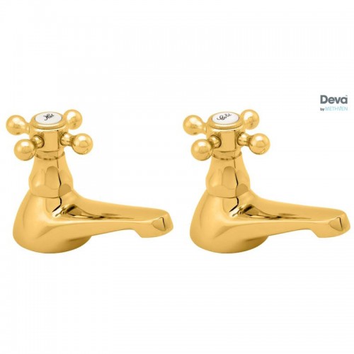 Tudor Gold Bath Taps